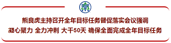 熊良虎主持召开整年目的使命催促落实聚会强调:凝心聚力 全力冲刺 大干50天 确保周全完玉成年目的使命 熊良虎主持召开整年目的使命催促落实聚会强调:凝心聚力 全力冲刺 大干50天 确保周全完玉成年目的使命